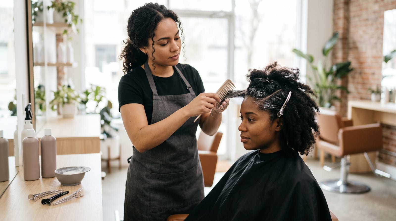 Texturizer Treatment: Gentle Curl Loosening Option