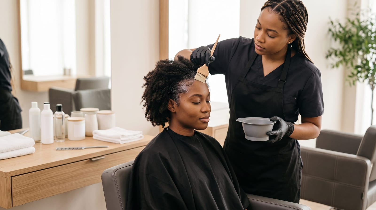 How to Protect Your Edges and Scalp During a Relaxer Application