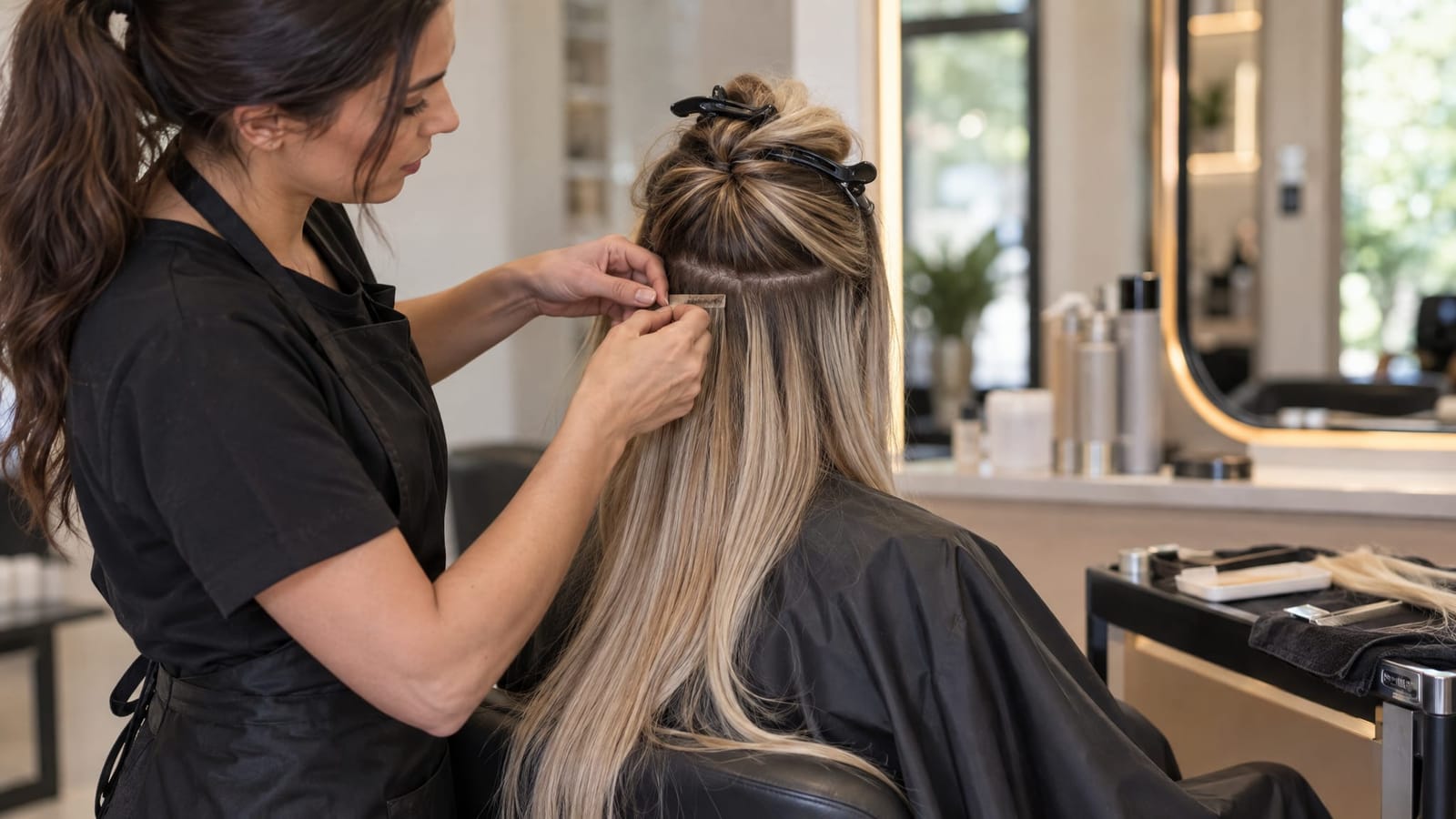 Can You Swim or Work Out with Hair Extensions Installed?