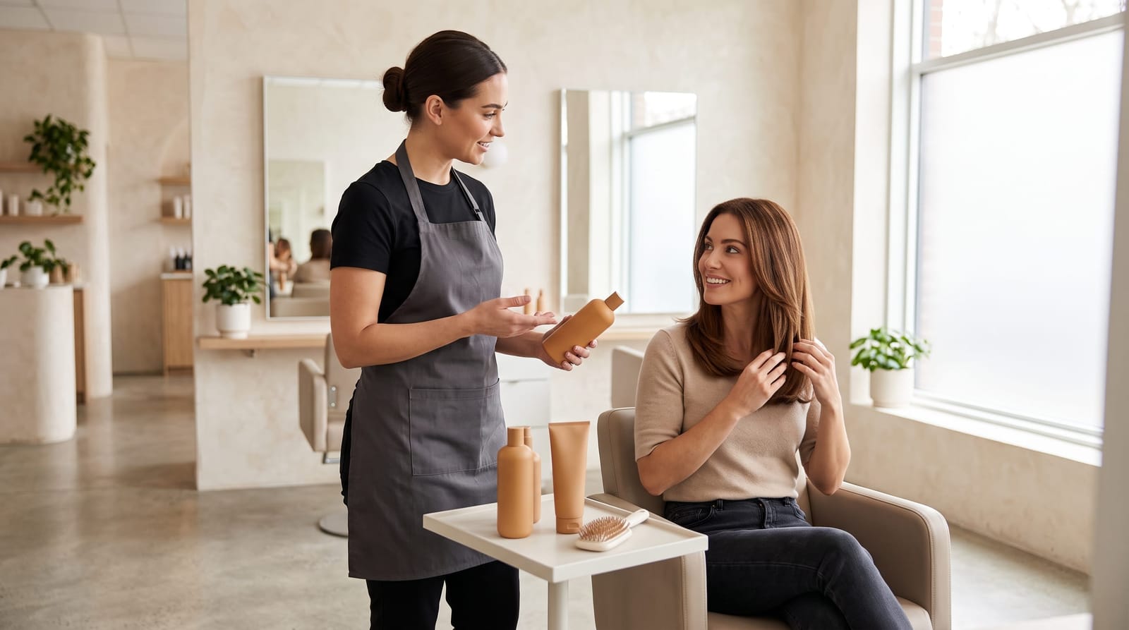 What Are the Best Products for Maintaining Healthy Hair Between Salon Visits?